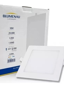 PAINEL LED EMBUTIR QUADRADO 18 W REF 80446004